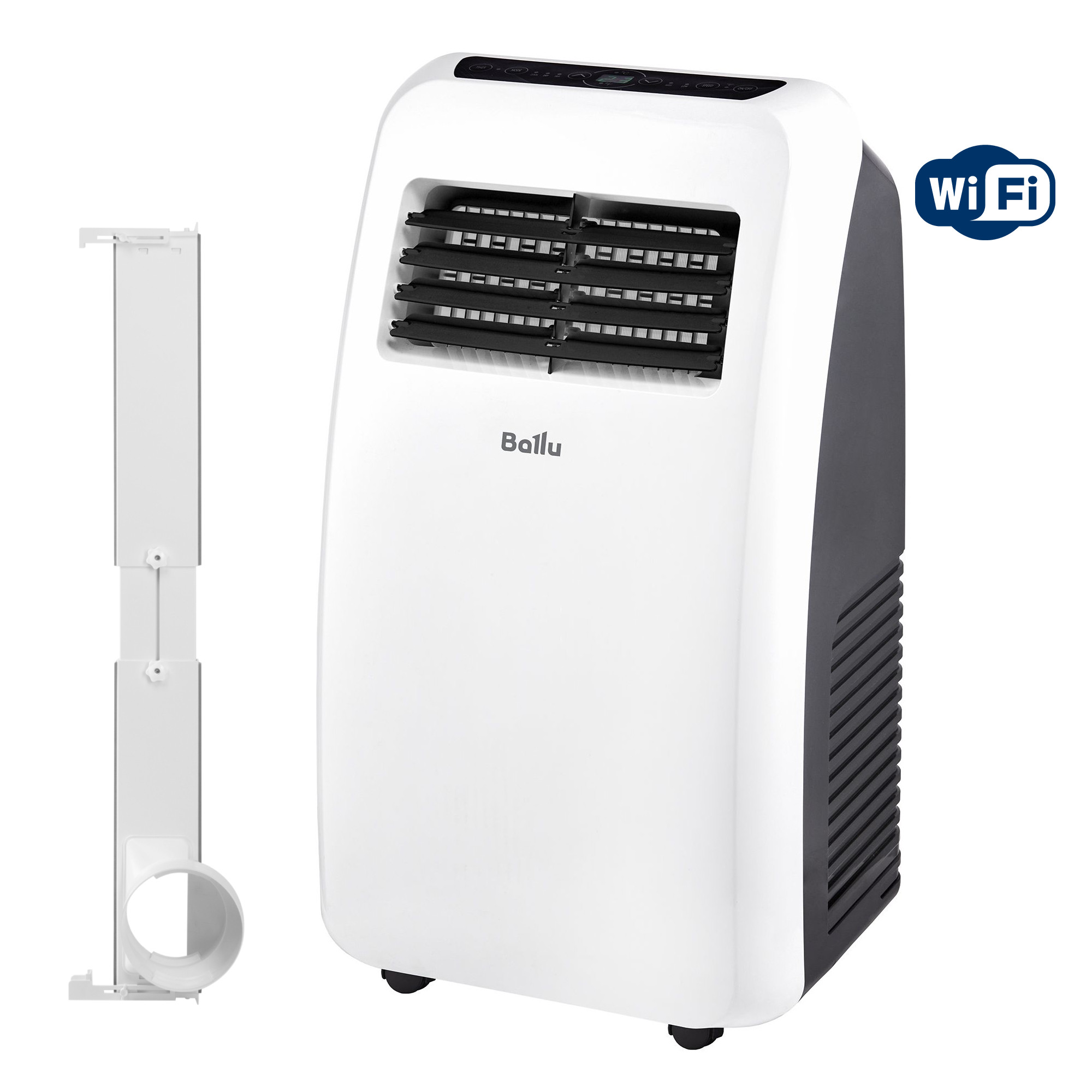 Кондиционер мобильный Ballu Aura BPAC-07 CP/N1_24Y в комплекте с адаптером Ballu UniPort 1.0