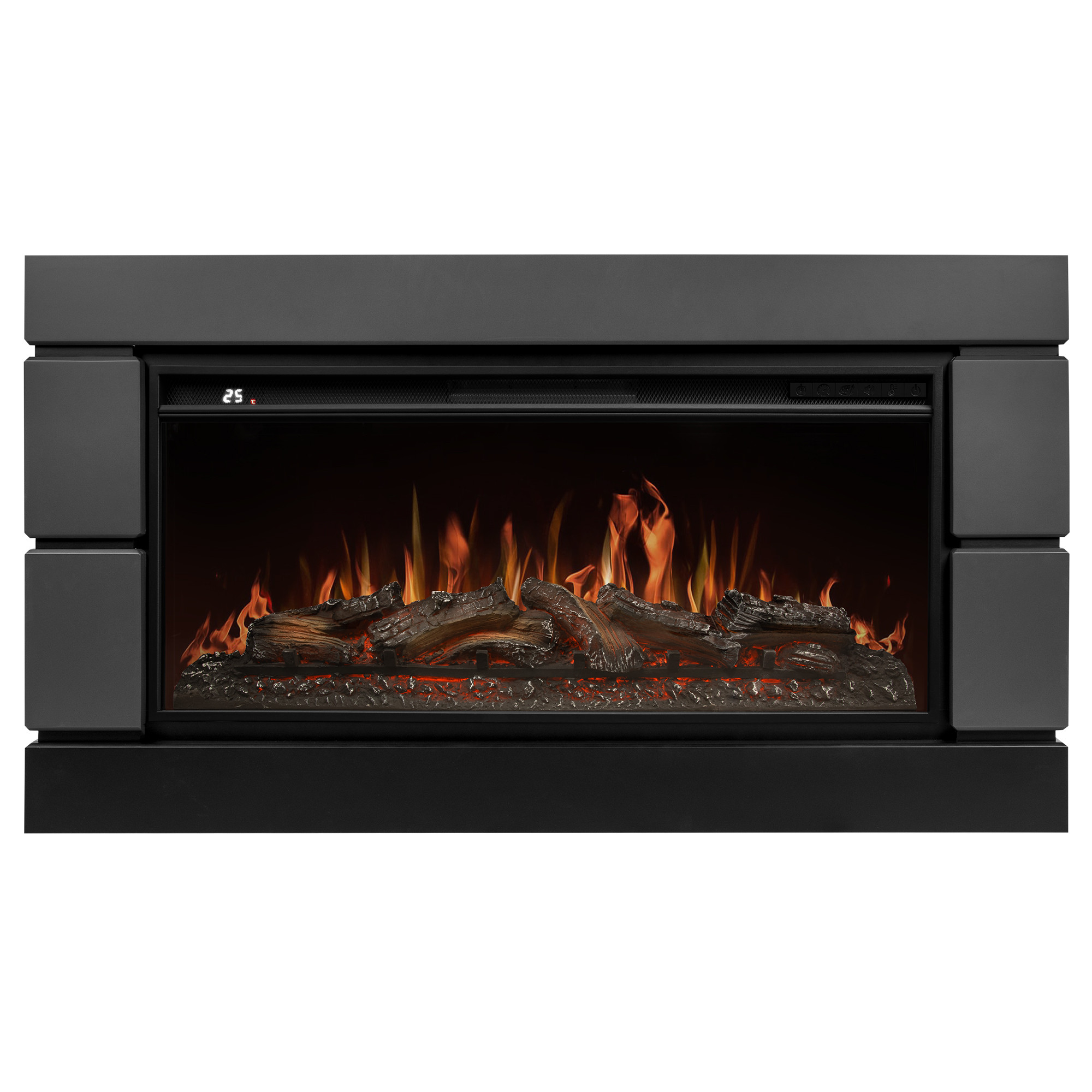 Каминокомплект: Очаг Royal Thermo Aurora RTFP/P-AR40LS, портал Moderno 42/40/36, графит