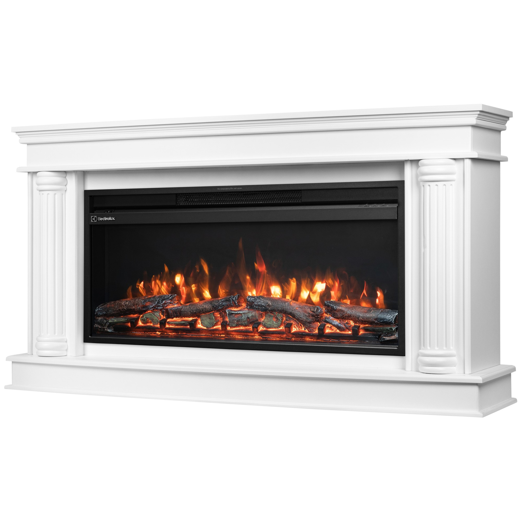 Каминокомплект: Очаг Electrolux EFP/P-3620LS, портал Olympia 42/40/36, белый