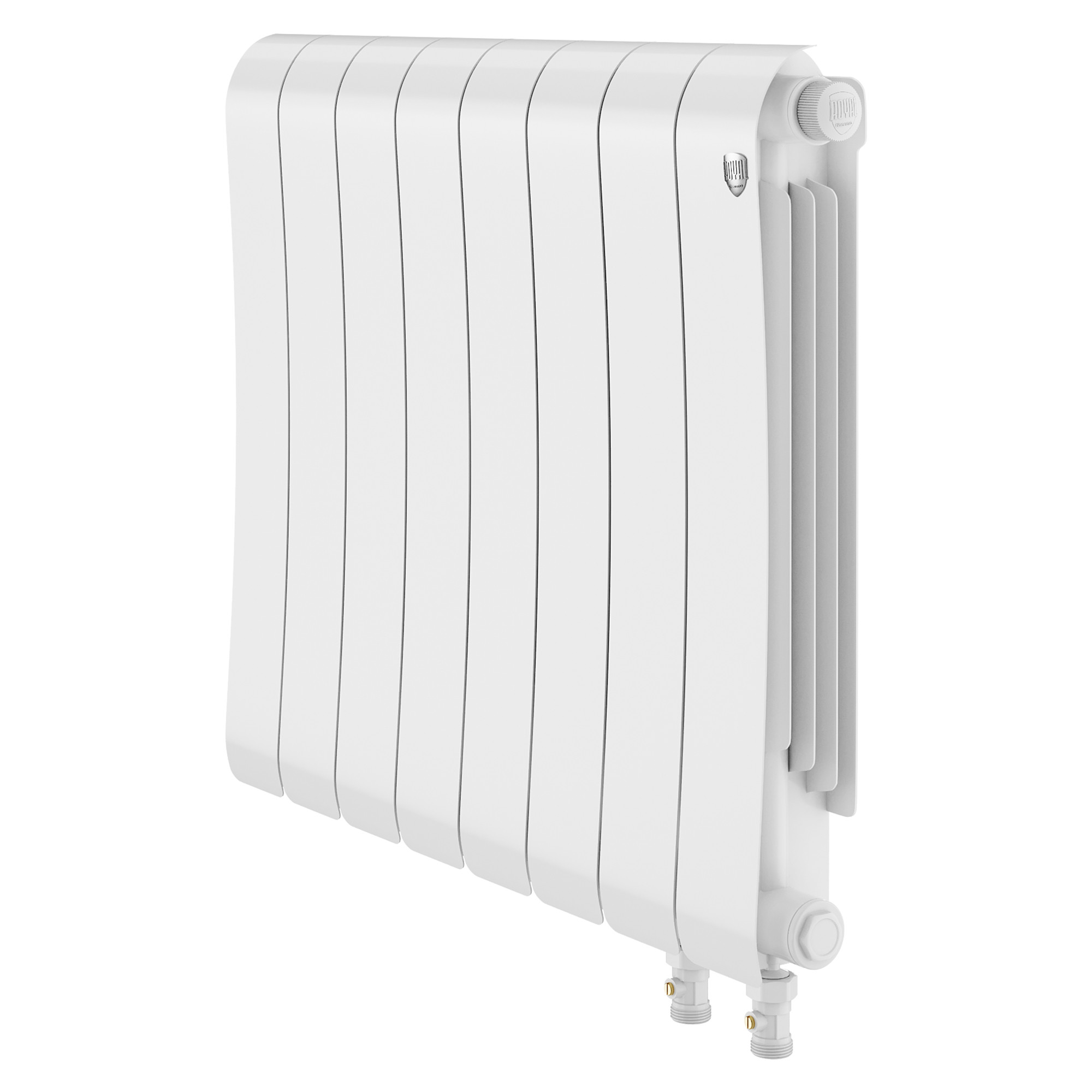 Радиатор биметаллический Royal Thermo Infinity 500 Bianco Traffico VR80 - 8 секц.