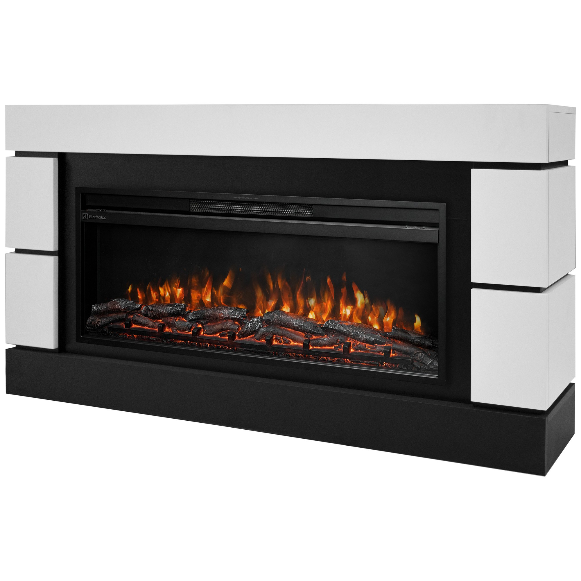 Каминокомплект: Очаг Electrolux EFP/P-4220LS, портал Moderno 42/40/36, белый, р/в