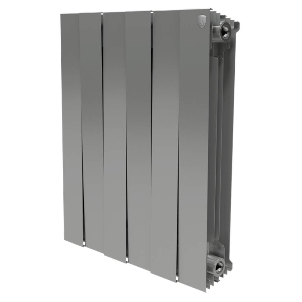 Радиатор биметалл Royal Thermo PianoForte 500/Silver Satin - 6 секц.